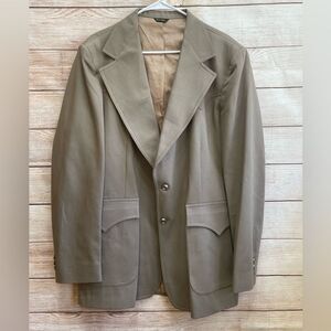 VINTAGE NEW WITH TAGS LEE WESTERN BLAZER IN KHAKI‎